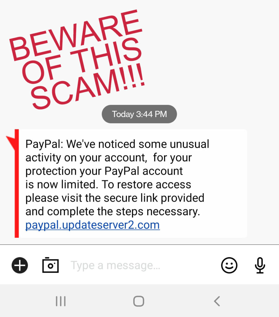 are there whatsapp scams acting like service men